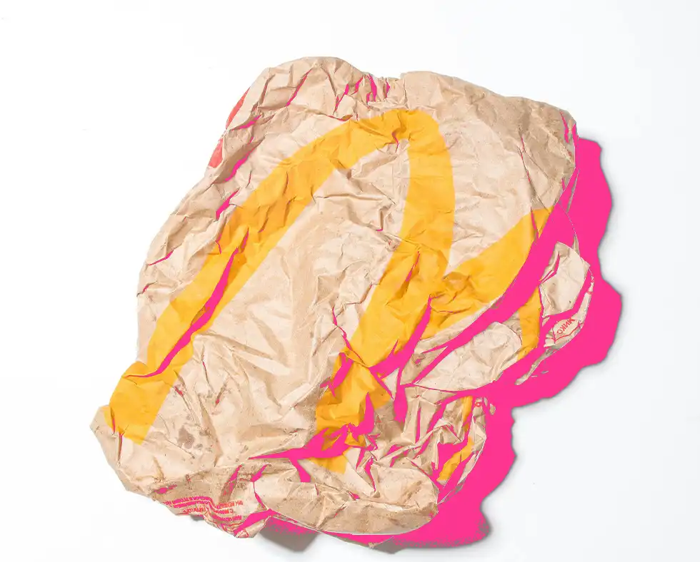 Image of crumpled bag